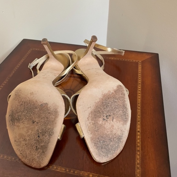 Kate Spade Gold Bow Strappy Sandal - Picture 15 of 15